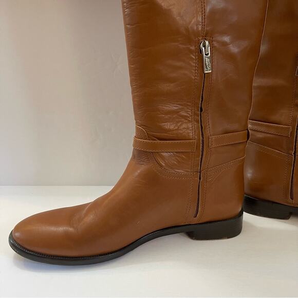 Vince Camuto VC Signature Cognac Tan Riding Boots - Picture 5 of 9